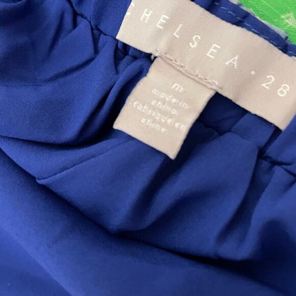 Chelsea28 Womens Floral Print Halter Neck Maxi Dress Blue Surf Aster Floral Sz M - Picture 5 of 5